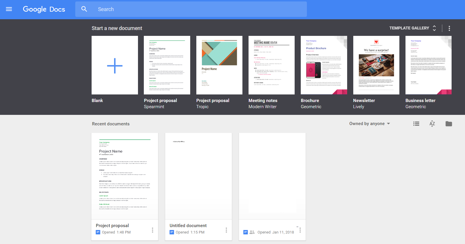 google docs