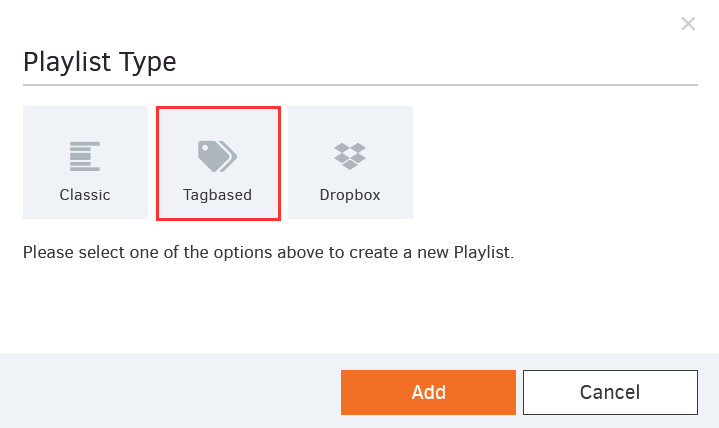 Add tag based playlist