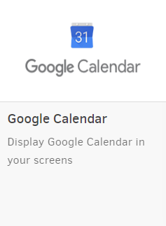 Google calendar