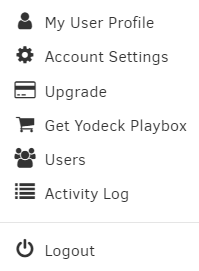 account settings