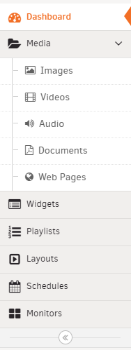 dashboard menu
