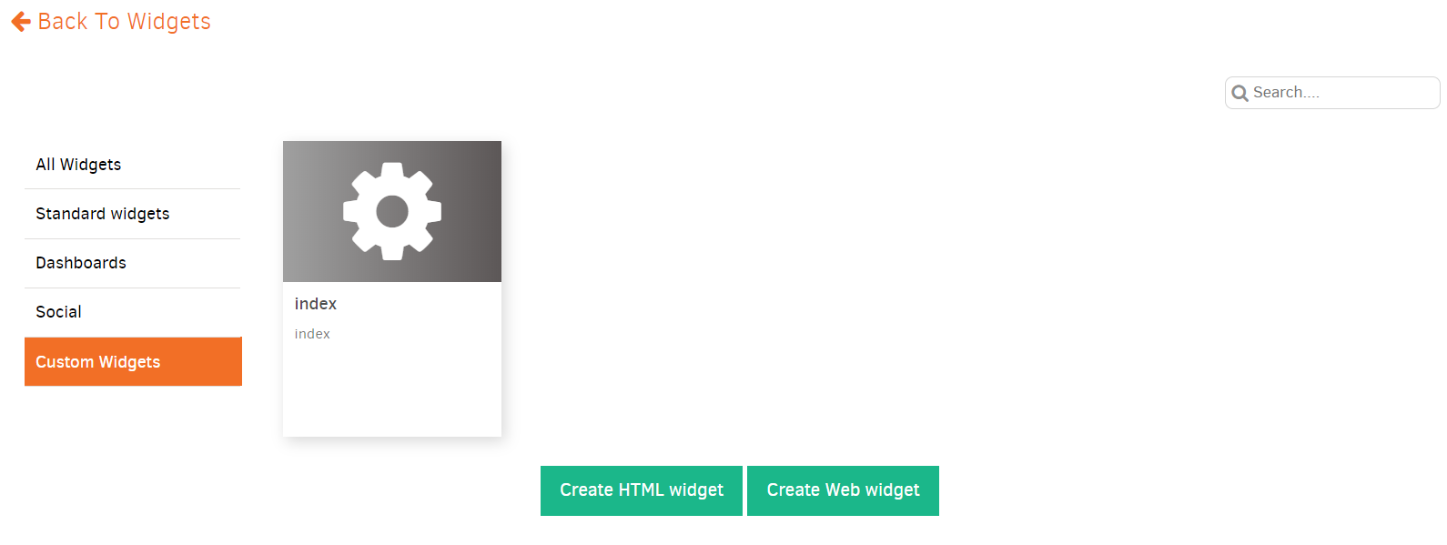 create custom widget