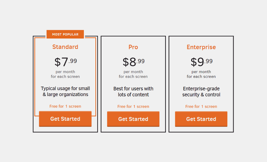 New Pricing Plans