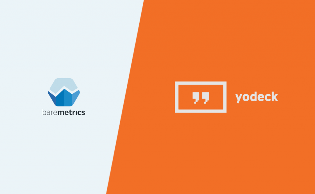 Data dashboards and digital signage: Get Baremetrics on your screens with Yodeck