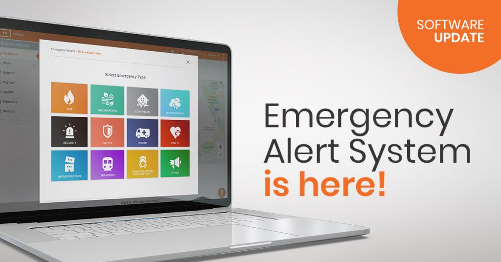 Yodeck’s Emergency Alert system is here!
