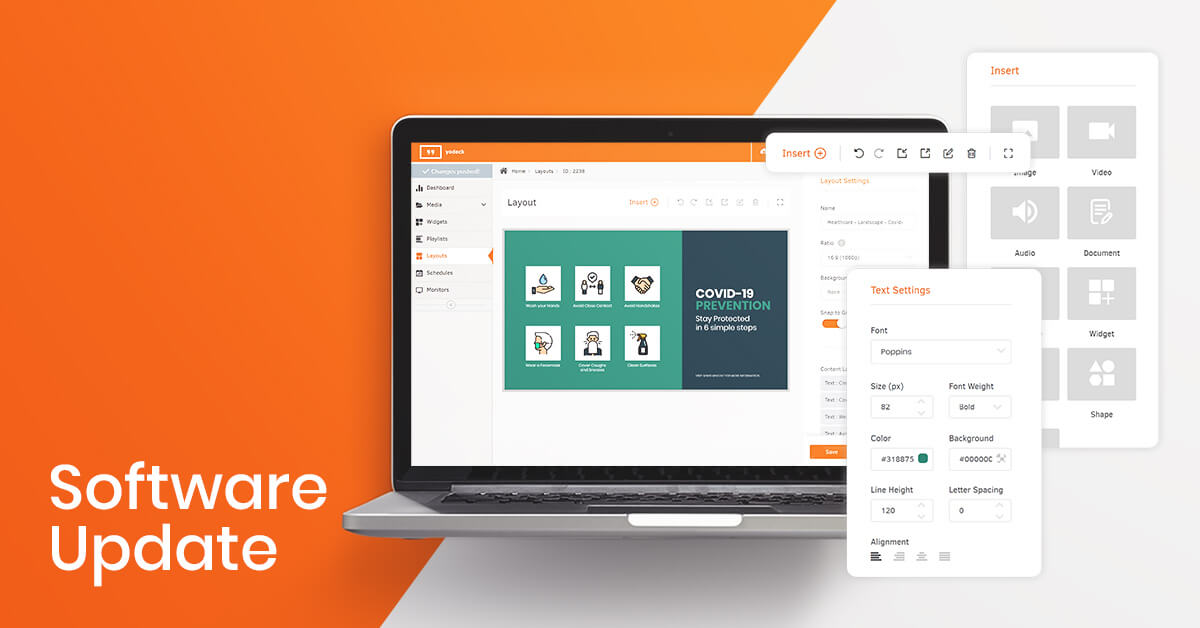 Yodeck’s COVID-19 Support & New Layout Editor
