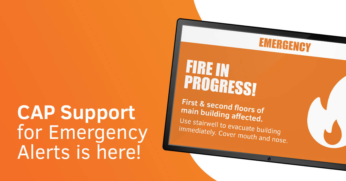 CAP Support for Emergency Alerts Is Here!