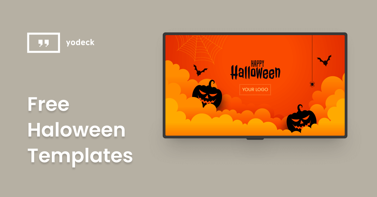 Free Halloween Digital Signage Templates for Extra Spookiness!