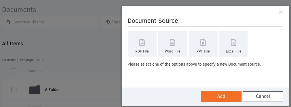 Add Documents Yodeck