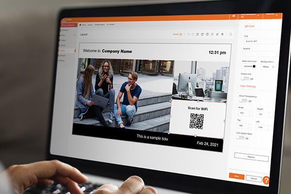 Free digital signage software