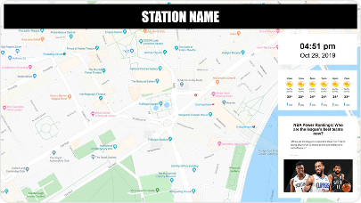 Free digital signage templates for οffices