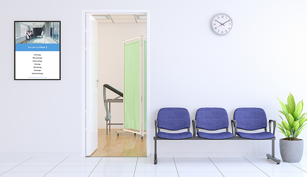 hospital digital signage software