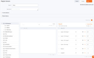 Managing Playlists with Folder View | Yodeck Docs