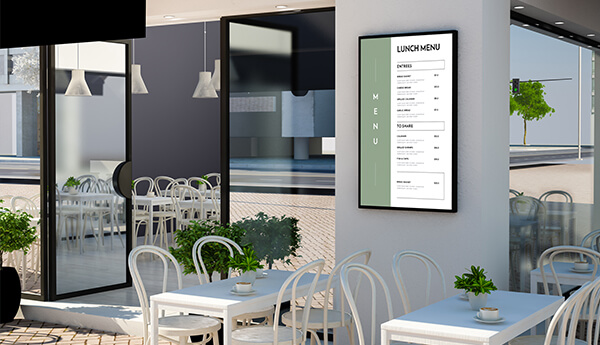 Digital Menu Boards for Restaurants