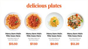 Restaurant layout with labels