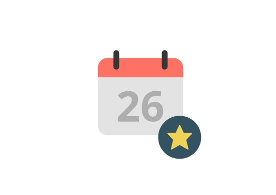 Calendar events feed