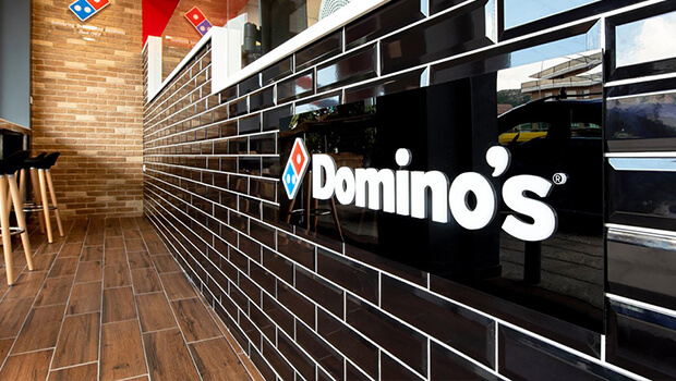 dominos signage case study