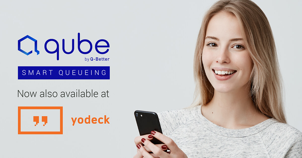 Qube: Get this queue manager on signage screens to engage your customers