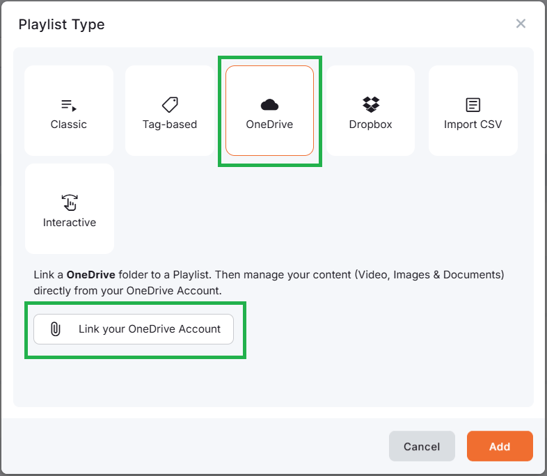 OneDrive Playlist Creation