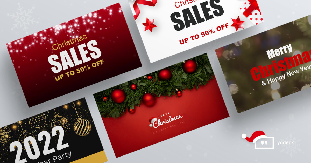 Free Holiday Season Templates for Digital Signage! (2022 Update)