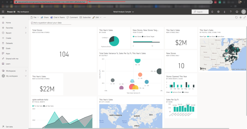 Power Bi widget