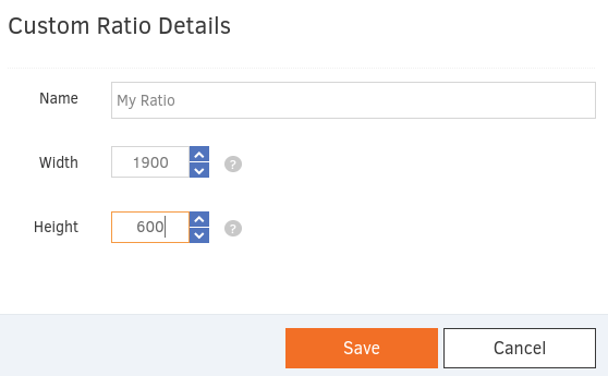 Custom Ratio Layout Yodeck