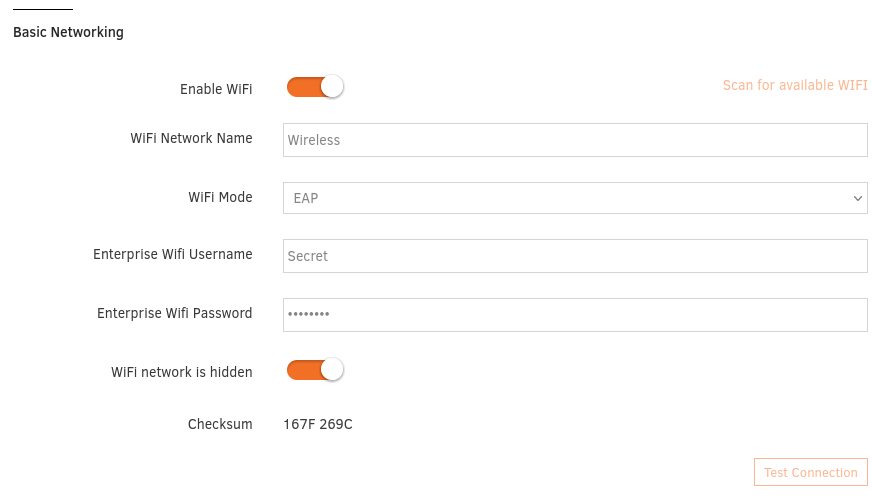 Wireless Network Settings Yodeck