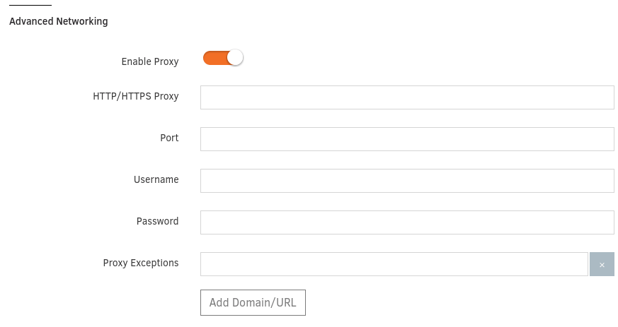 Proxy Settings Yodeck