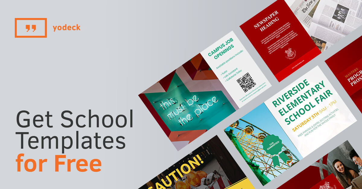 How to maximize the benefits of free school signage templates