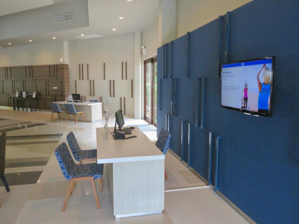 TUI lobby digital signage 