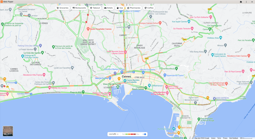 Google Traffic Yodeck Example