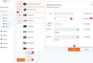 Media Filtering | Yodeck Docs
