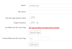 Media Filtering | Yodeck Docs