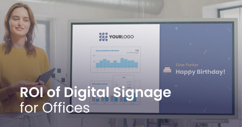 86% Say Office Digital Signage Improves Productivity