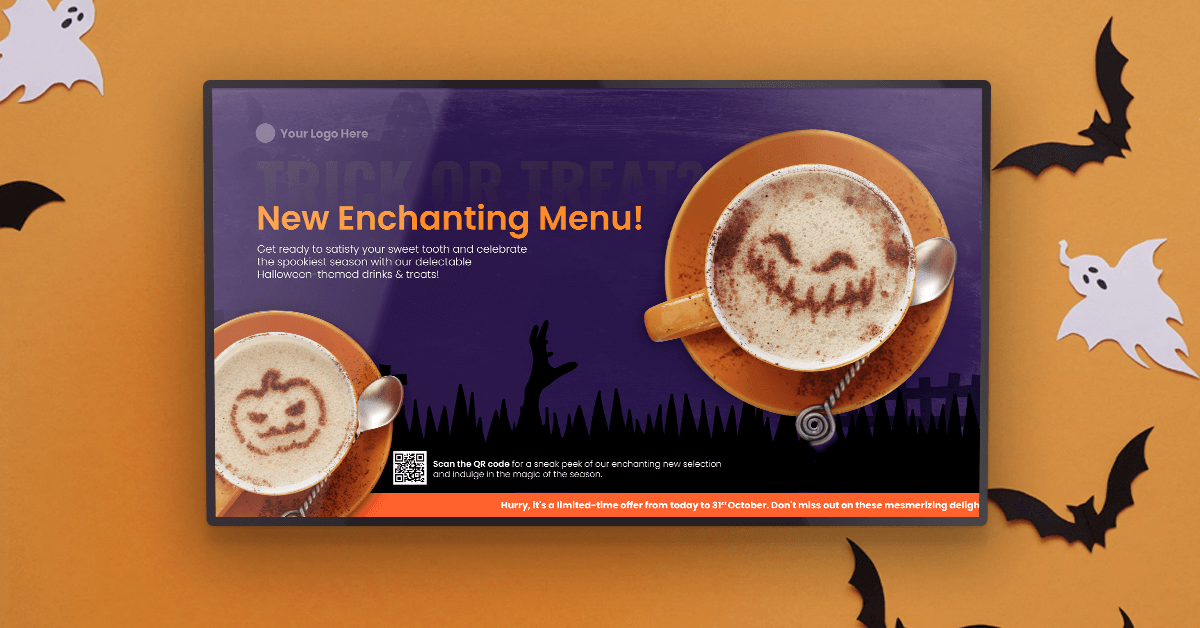 Create Spooky Vibes: Yodeck’s Halloween Templates Made Just for You