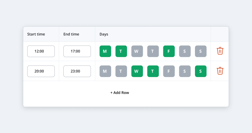 Advanced media scheduling