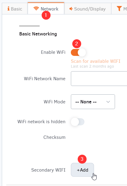 Secondary WiFi