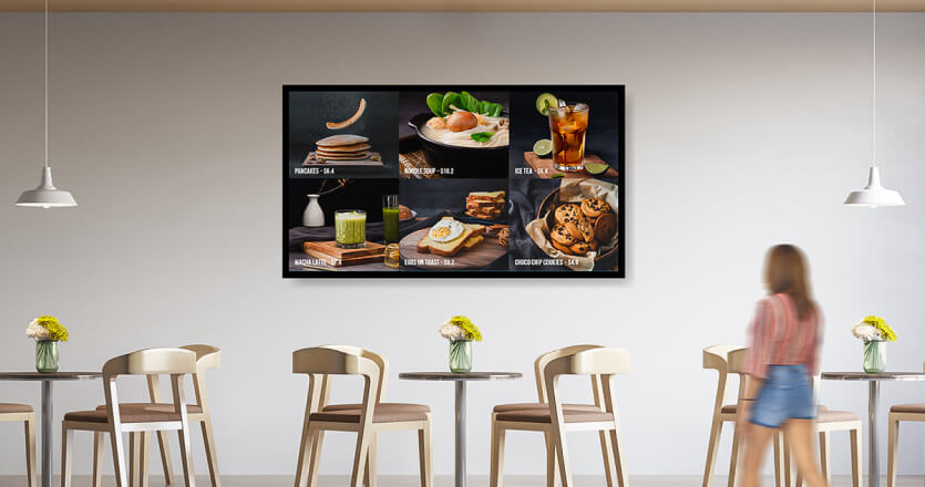 digital signage, digital menus, digital signage for restaurants