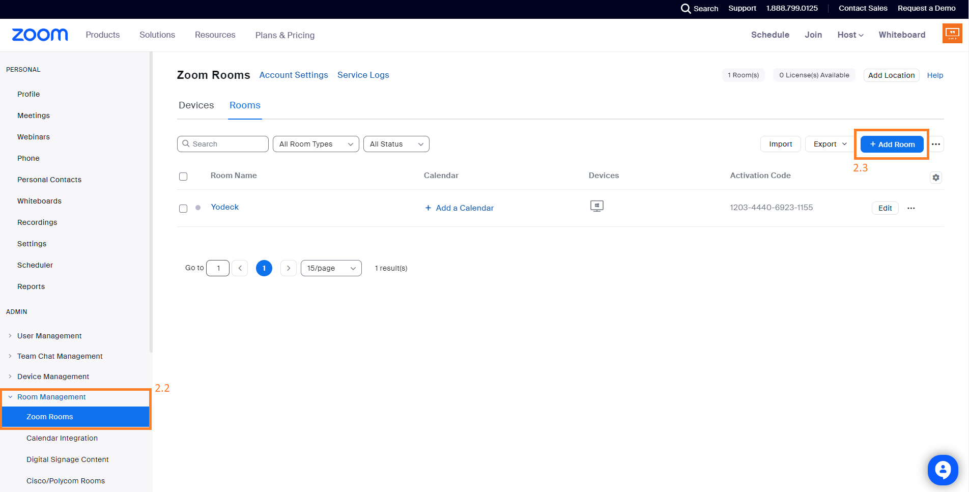 Zoom Rooms App Yodeck Documentation