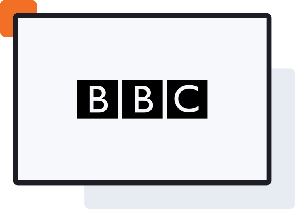 BBC logo on screen