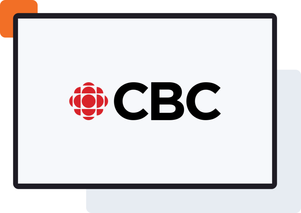 CBC logo on screen