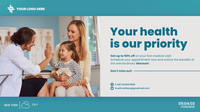 Your health is our priority template