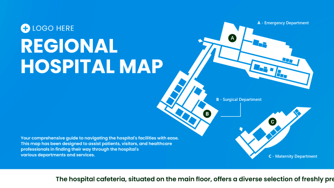 Regional hospital map template