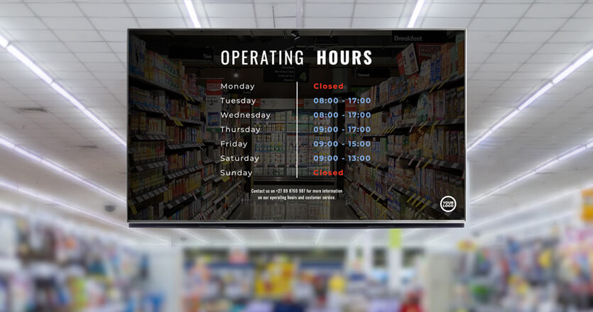 How to Increase Your Sales with Supermarket Digital Signage