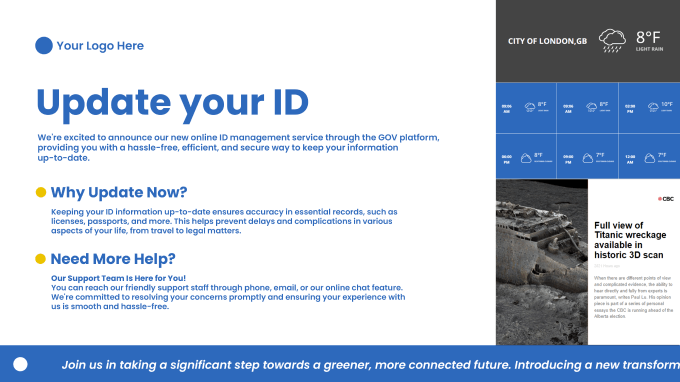 Update your ID template