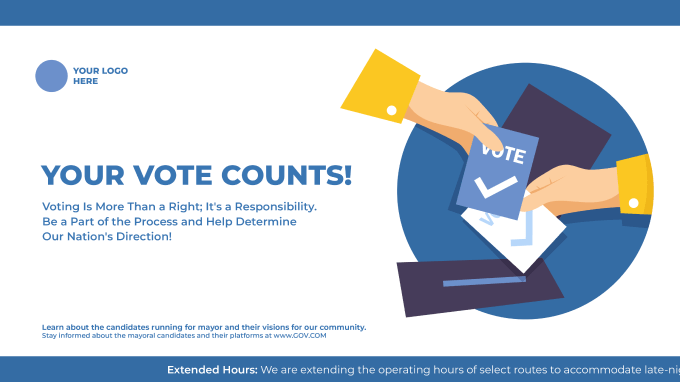 Your vote counts template