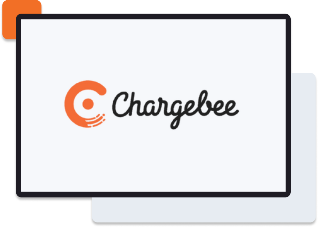 Chargebee logo on screen