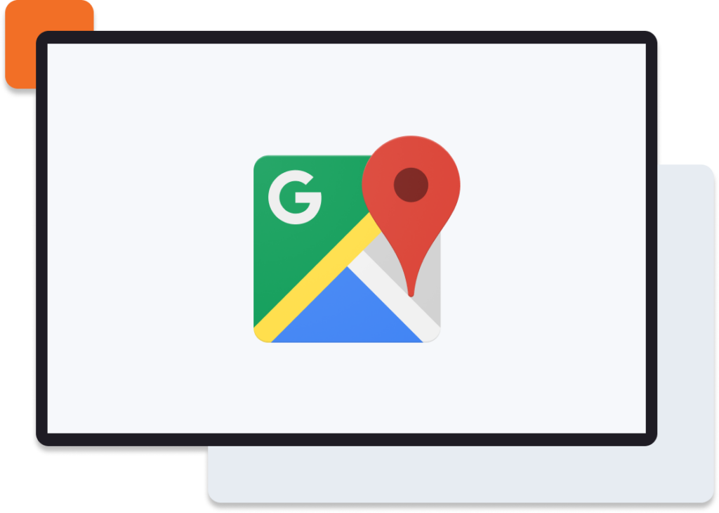 google traffic logo on screen