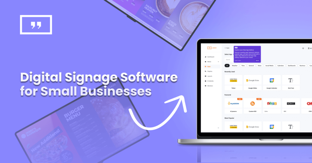 Best digital signage software for small businesses