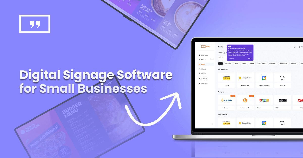 How to Pick the Best Digital Signage Software for a Small Business